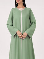 Sage Grace Open Abaya