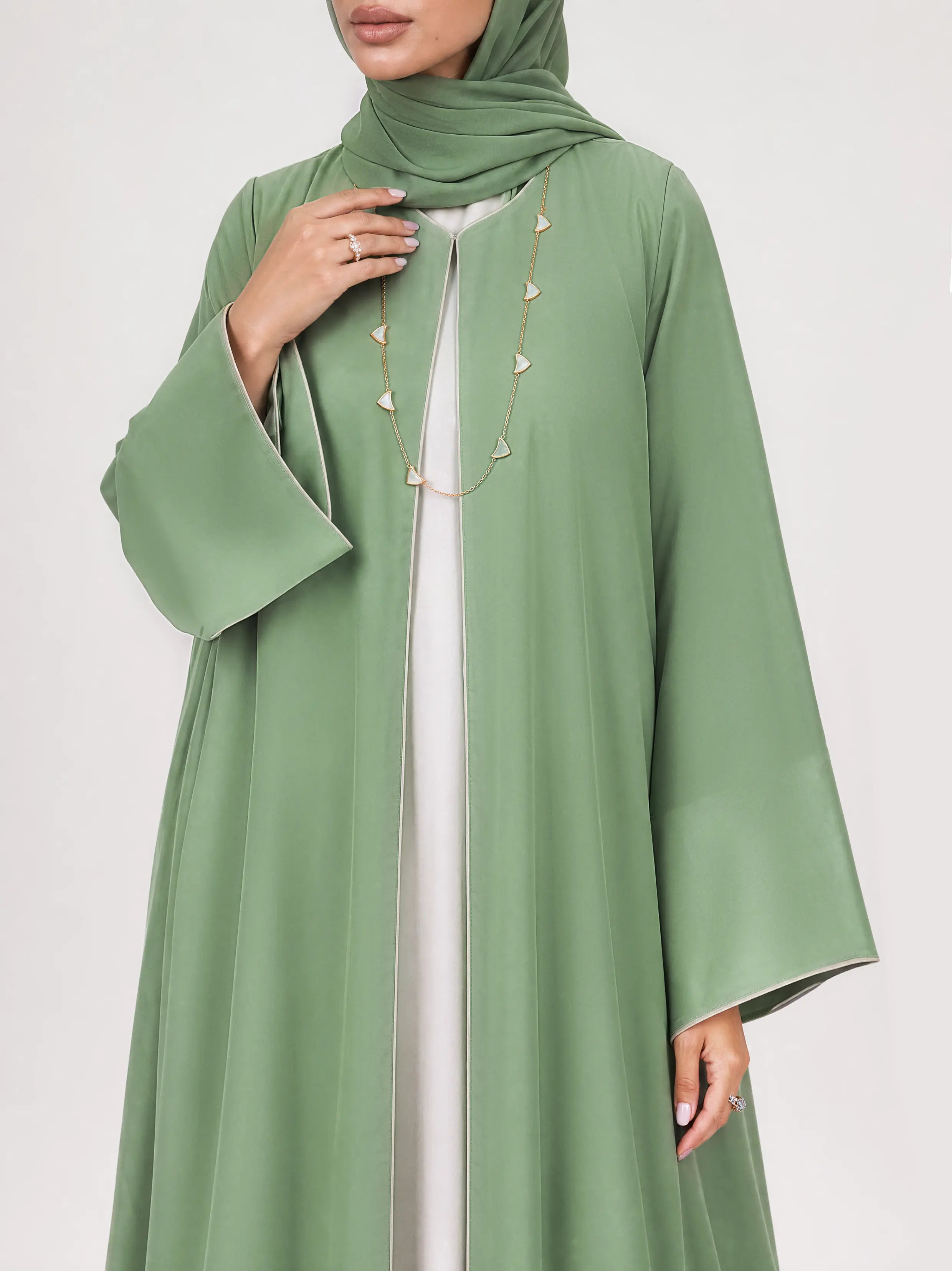 Sage Grace Open Abaya